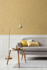 Glitter Faux Finish Yari Tan by Deco 2 Metallic Linen Texture Wallpaper – Collins & Company DC60705