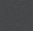 Coal metallic linen texture wallpaper with subtle faux finish