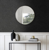 Rockefellar Maze Onyx by Deco 2 Geometric Metallic Wallpaper – Collins & Company DC60910