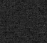 Rockefellar Maze geometric metallic wallpaper in onyx (black)