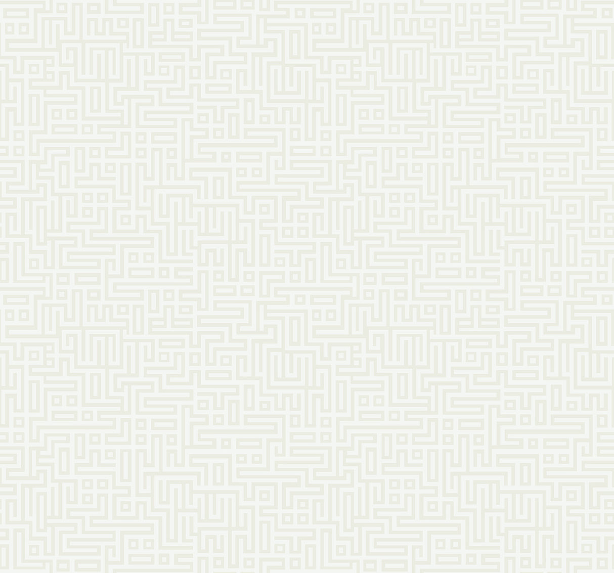 Rockefellar Maze metallic pearl geometric maze wallpaper pattern