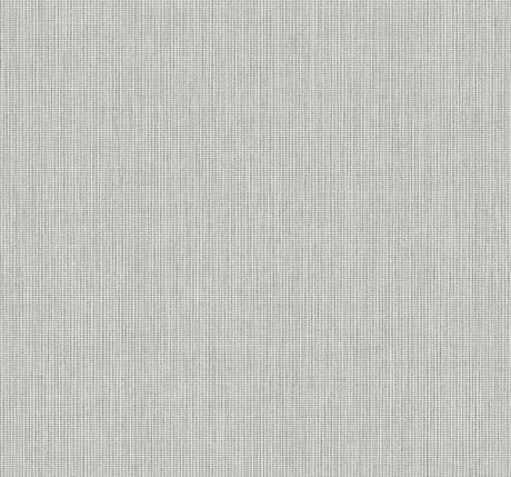 Queens Weave wallpaper in Alloy grey with a fine woven texture