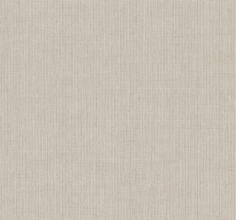 Queens Weave wallpaper in taupe gray with a fine woven texture pattern