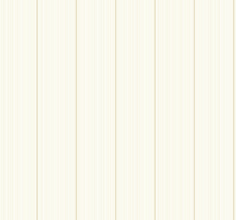 Rockefeller Stripe wallpaper in Honey Stick cream with fine vertical stripes