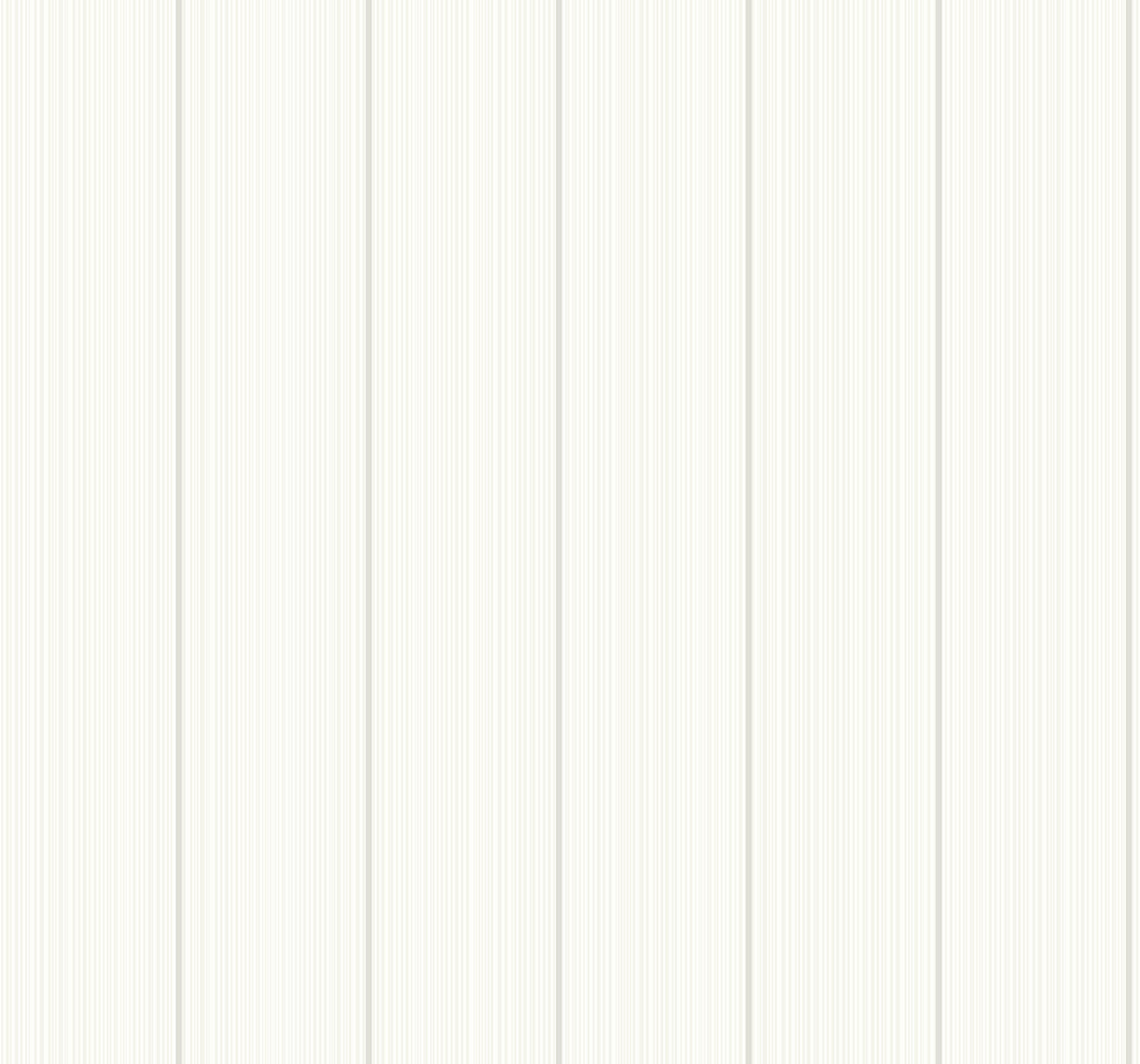 Rockefeller Stripe wallpaper in Dove White with subtle vertical stripes