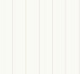 Rockefeller Stripe Dove White by Deco 2 Striped Wallpaper – Collins & Company DC61407 -Sample