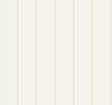 Rockefeller Stripe wallpaper in Gilda colorway with off-white and subtle gold vertical stripes