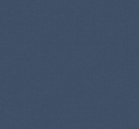 Deco Linen blue wallpaper with subtle linen texture