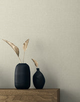 Deco Linen Oat by Deco 2 Textured Linen Wallpaper – Collins & Company DC61803-Sample