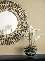 Deco Linen Classic Beige by Deco 2 Textured Linen Wallpaper – Collins & Company DC61815-Sample