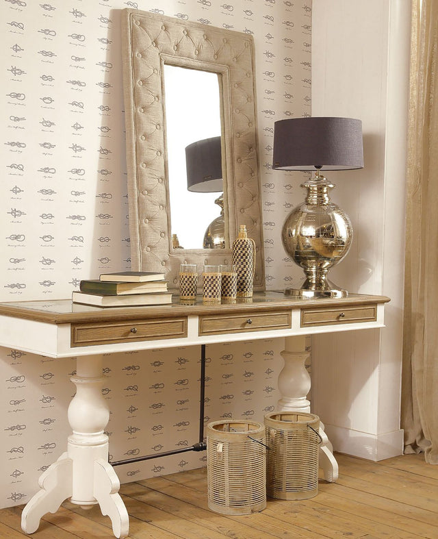 Marius Off White Sailors Knots Wallpaper