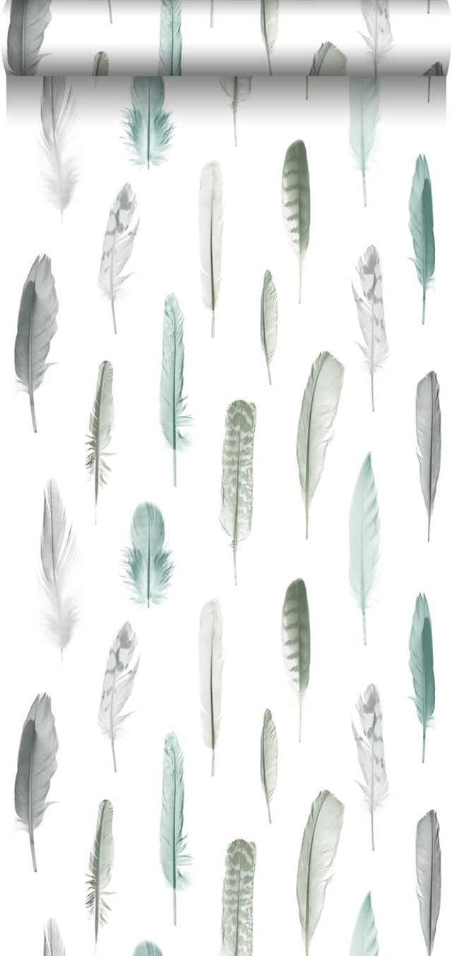 Nala Multicolor Feathers Wallpaper