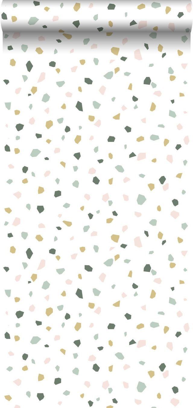 Confetti Pastel Terrazzo Wallpaper