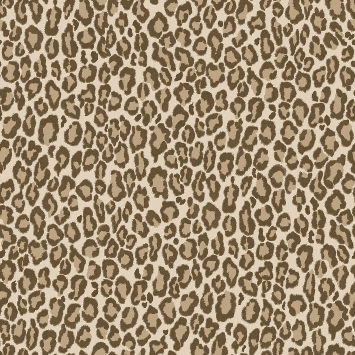 Cicely Brown Leopard Skin Wallpaper with Glam Faux Effects Animal Print - ESTA Home DD139152