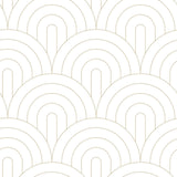 Lalique White Art Deco Motif Geometric Wallpaper - ESTA Home DD139215