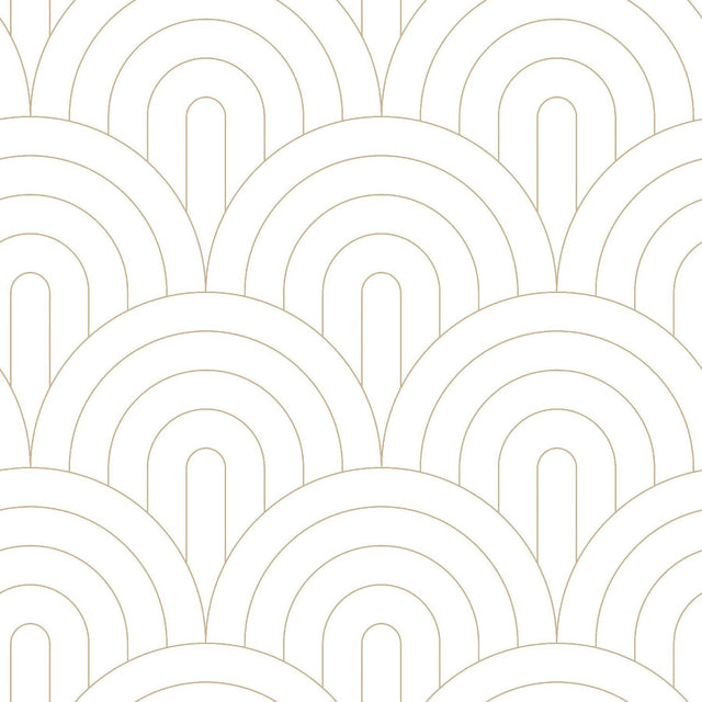 Lalique White Art Deco Motif Geometric Wallpaper - ESTA Home DD139215