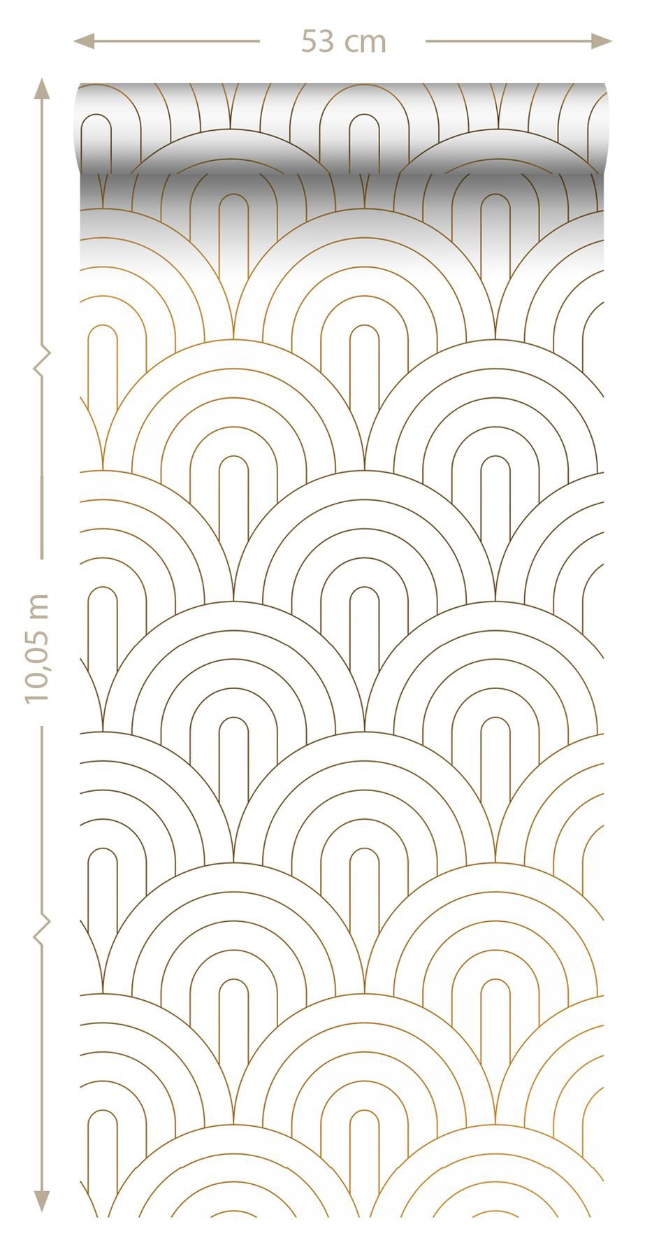Lalique White Art Deco Motif Geometric Wallpaper - ESTA Home DD139215