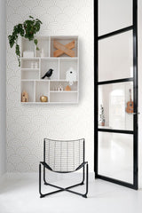 Lalique White Art Deco Motif Geometric Wallpaper - ESTA Home DD139215