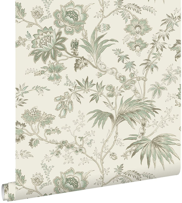 Juliet Neutral Decorative Jacobean Wallpaper
