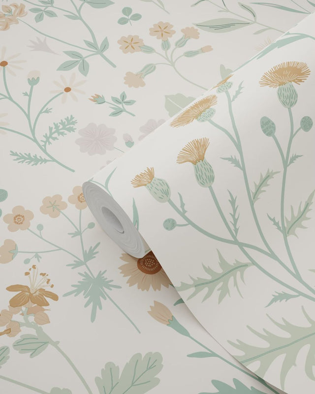Letitia Cream Summer Meadows Wallpaper