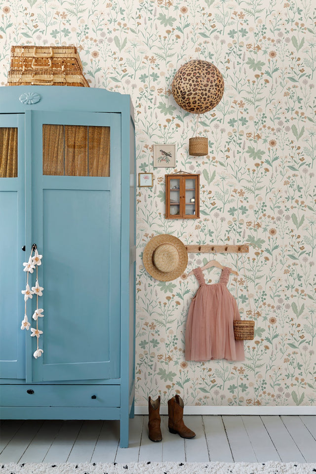 Letitia Cream Summer Meadows Wallpaper