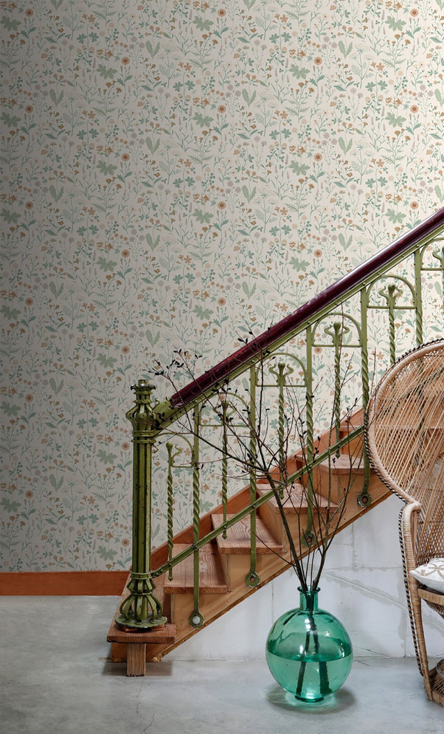 Letitia Cream Summer Meadows Wallpaper