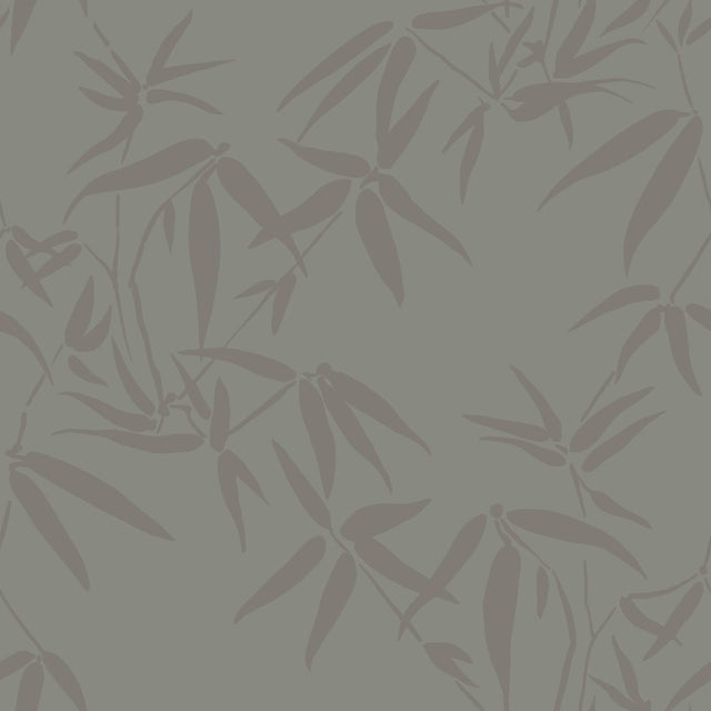Guadua Grey Bamboo Leaves Wallpaper