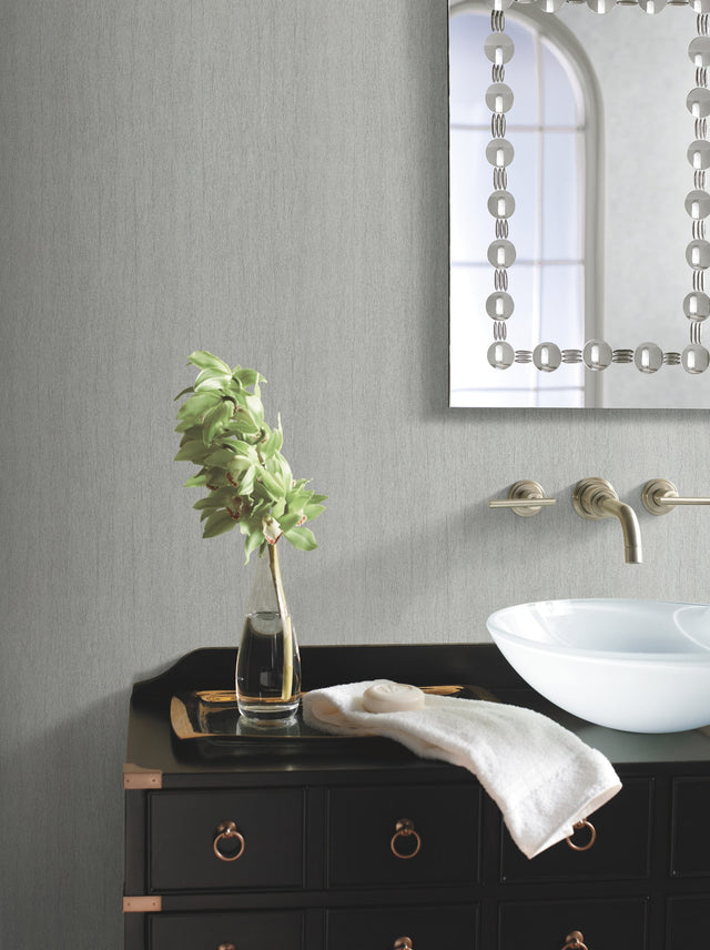 Natural Texture Grey Textured Wallpaper - York DD3722