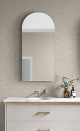 Weathered Cypress Taupe Wallpaper with Textured Bark Motif - York DD3752