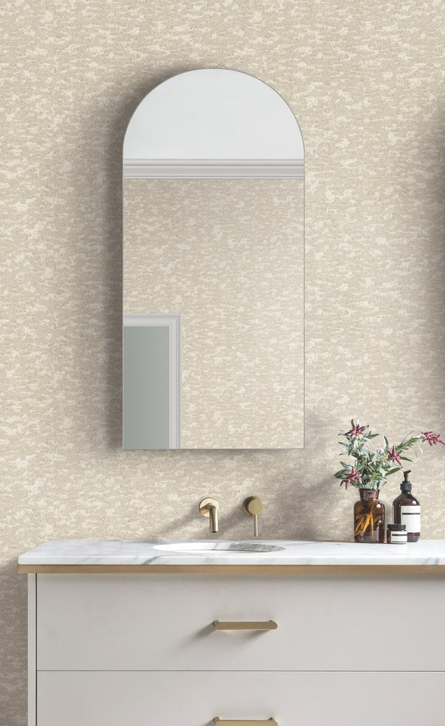 Weathered Cypress White Textured Non Woven Unpasted Wallpaper - York DD3754