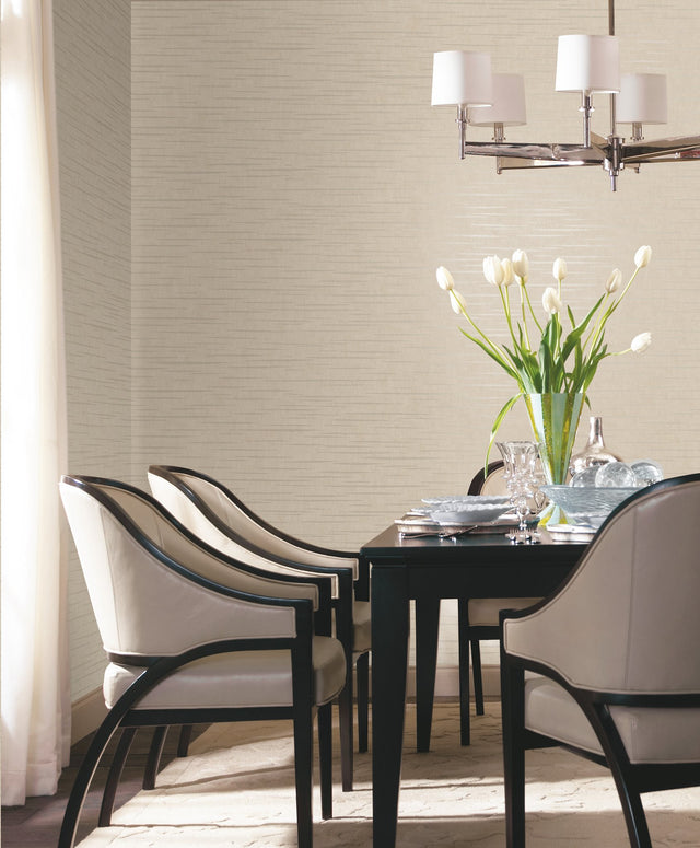 Tiger's Eye Beige Wallpaper with Bohemian Pearl Non Woven Texture - York DD3762