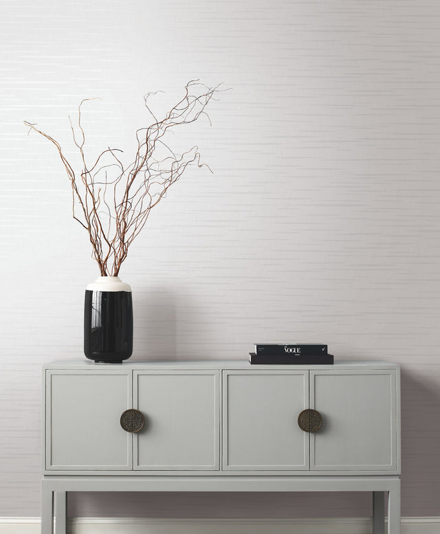 Tiger's Eye White Wallpaper with Bohemian Pearl Non Woven Texture - York DD3763