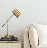 Gossamer Woven White Wallpaper with Weaves Texture - York DD3771