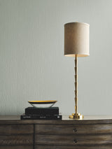Rain Chimes Green Wallpaper with Glass Bead Stripe Texture - York DD3791