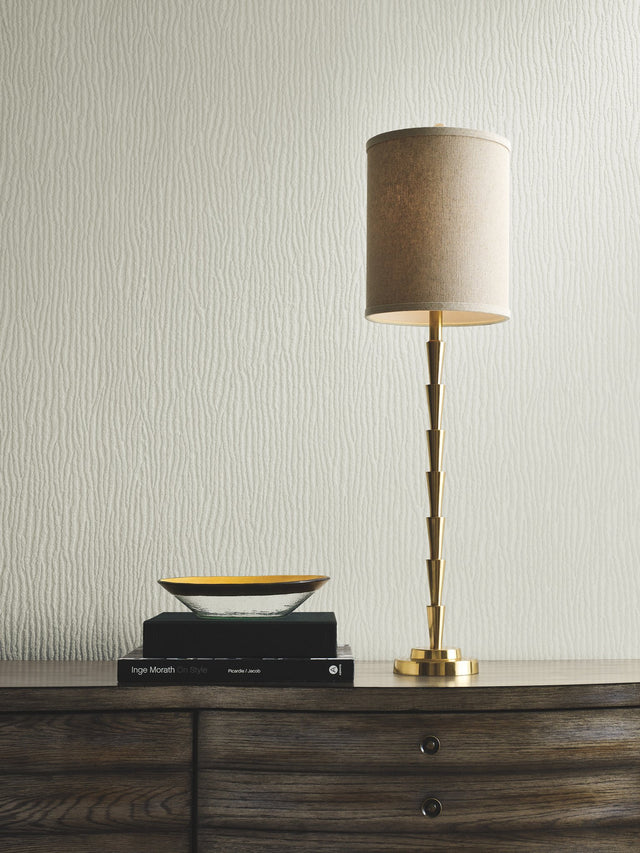 Rain Chimes Cream Wallpaper with Striped Glass Bead Motif - York DD3795