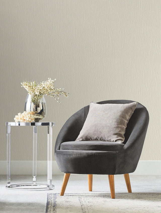 Rain Chimes Cream Wallpaper with Striped Glass Bead Motif - York DD3795