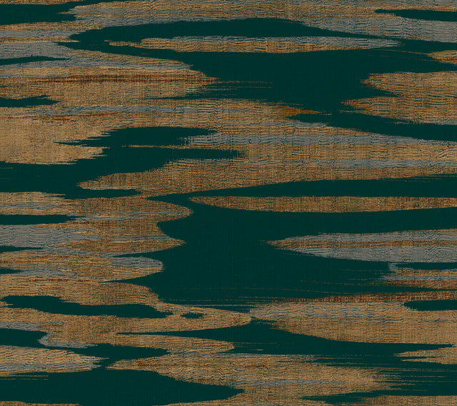 Nimbus Teal Wallpaper with Pearlescent Cloud Motif - York DD3823