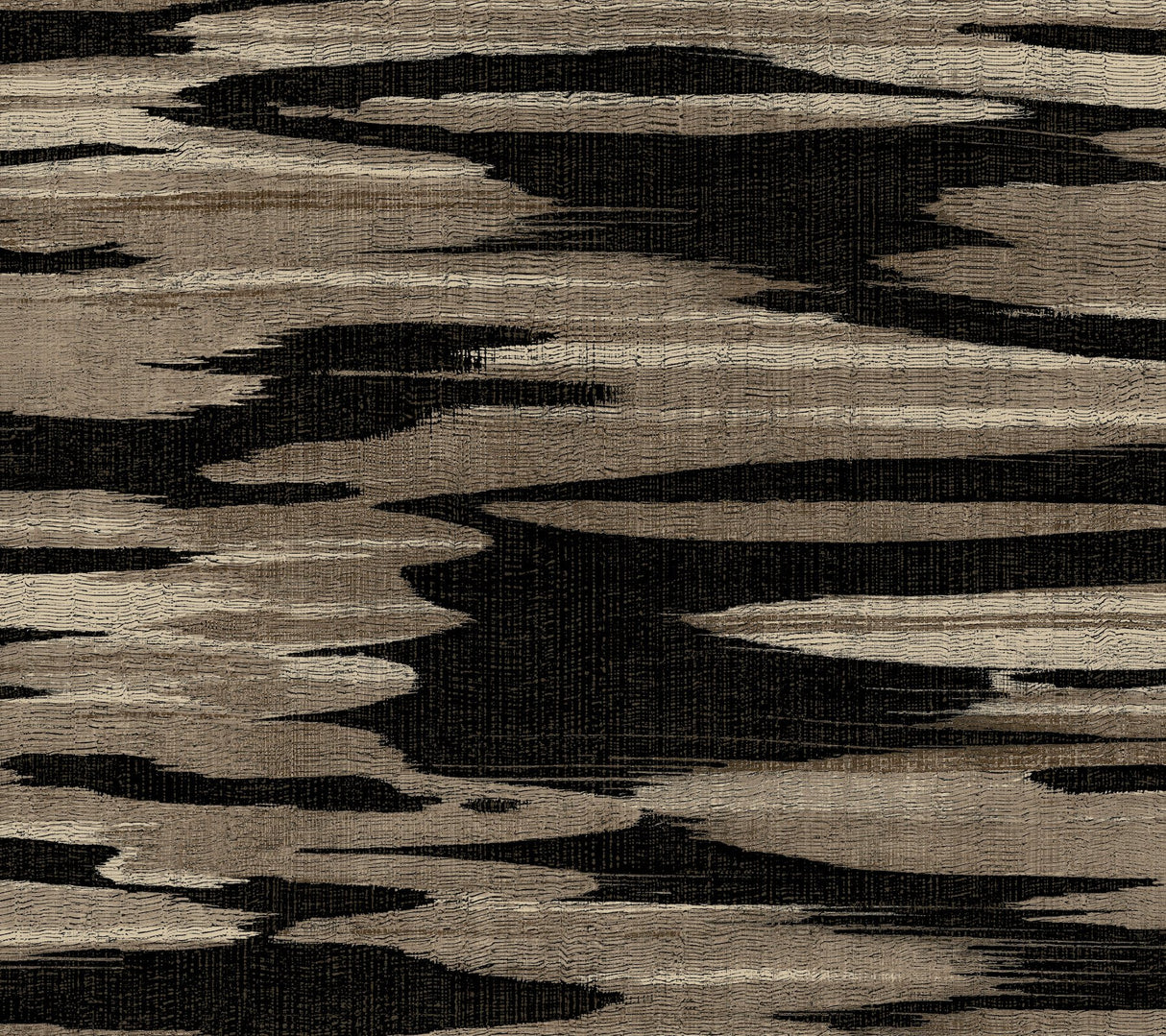 Nimbus Black Abstract Pearl Non Woven Wallpaper - Antonina Vella DD3825