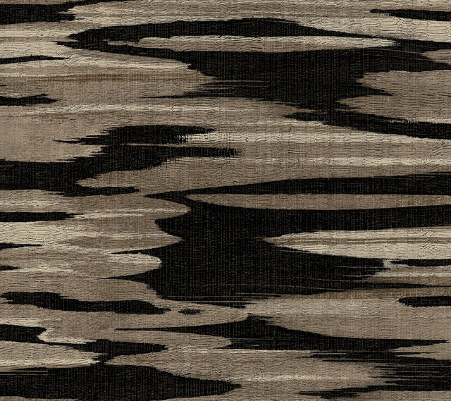Nimbus Black Abstract Pearl Non Woven Wallpaper - Antonina Vella DD3825