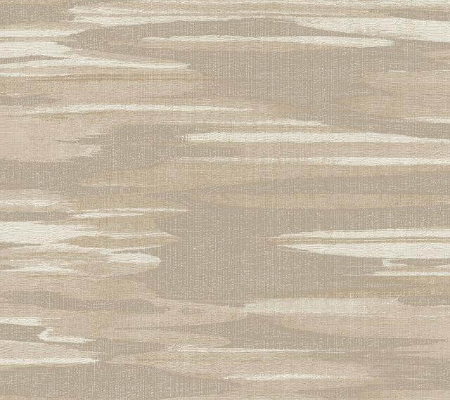 Nimbus Taupe Wallpaper with Pearlescent Cloud Motif - York DD3826