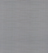 Ribbon Bamboo Blue & Silver Metallic Wallpaper with Horizontal Bamboo Streamers - York DD3834
