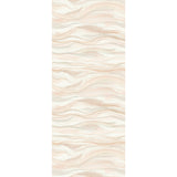Currents Beige Wall Mural with Shimmering Wave Motif - York DD3843M