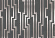 York Candice Olson Velocity Silver Wallpaper DE8818 sample and room scene