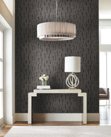 Velocity Silver by Candice Olson Geometric Metallic Wallpaper – York Wallcoverings DE8818