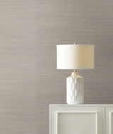 Maguey Sisal Classic Grey Grasscloth Wallpaper with Traditional Style - York DE8994NW
