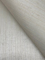Maguey Sisal Silver Grasscloth Wallpaper with Metallic Effect - York DE8995NWFD