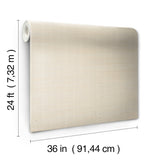 Maguey Sisal Silver Grasscloth Wallpaper with Metallic Effect - York DE8995NW