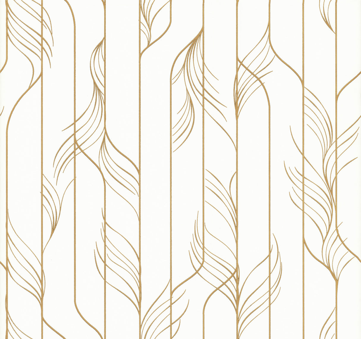 Elemental Thread White & Gold Wallpaper by Candice Olson – DF3301