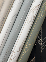 Elemental Thread White & Silver by Candice Olson Metallic Stripe Wallpaper – York Designer Series DF3302