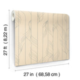 Elemental Thread Neutral Pearl & Silver by Candice Olson Wallpaper- York Designer Series DF3303